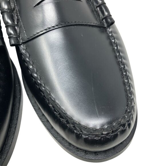 J Crew Penny Loafers Mens 9 Black Leather Sole Business Preppy Luxury Shoes main image 16